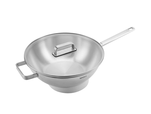 Woll Wok 30cm Stainless Steel + Lid