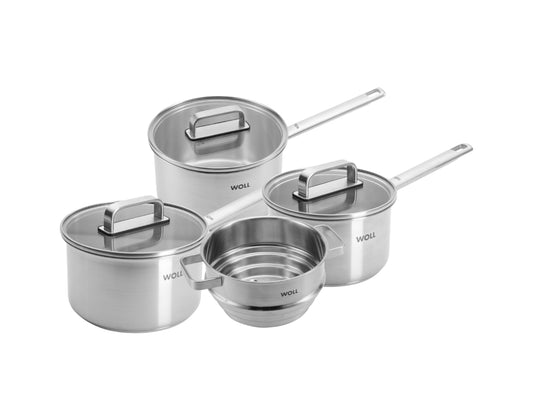 WOLL 4 PCE SAUCEPAN SET S/S