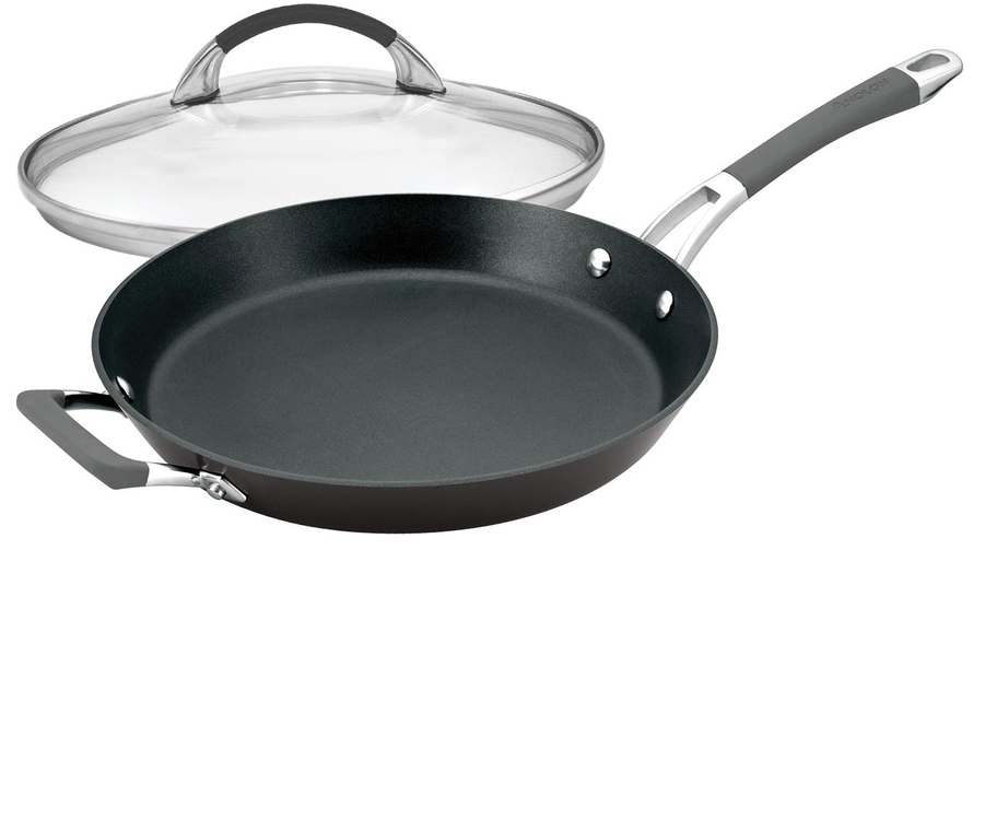 Anolon Endurance Plus Hard Anodised Nonstick Frypan 30cm with Lid