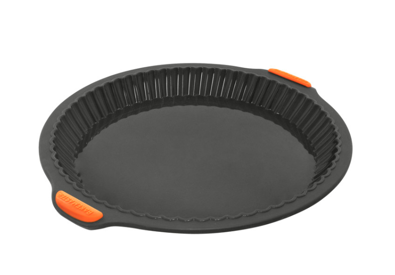Bakemaster Silicone Round Quiche Pan 26x3cm – Non-Stick Bakeware