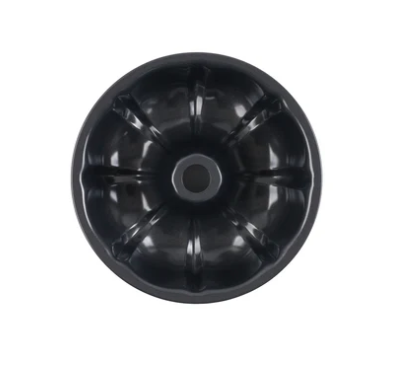 Durable non-stick fluted ring pan for easy cake release