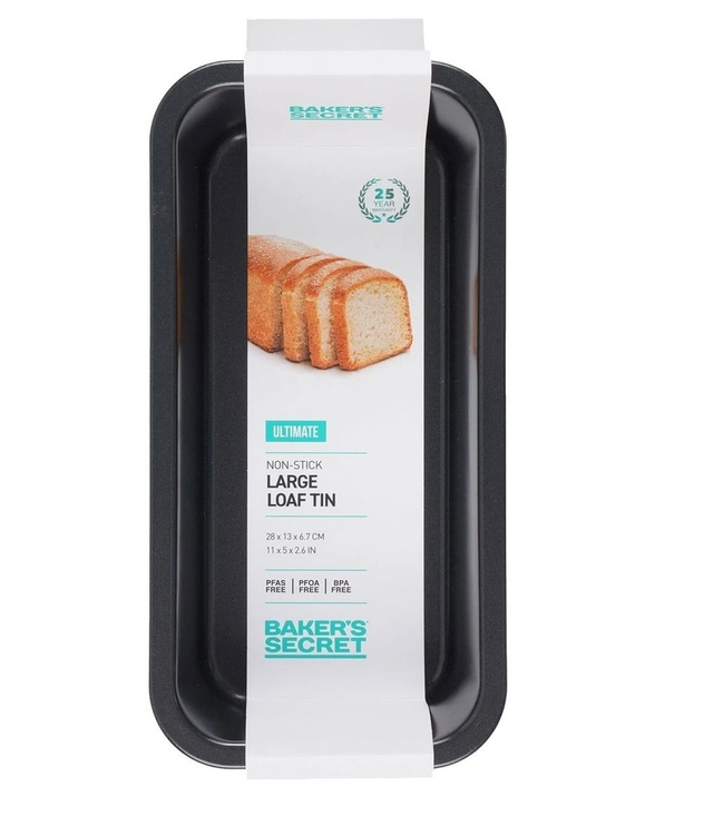 Durable 28x13cm baking loaf tin for homemade bread