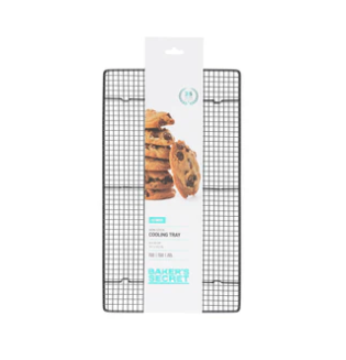 Non-stick cooling rack for cakes, cookies and pastries