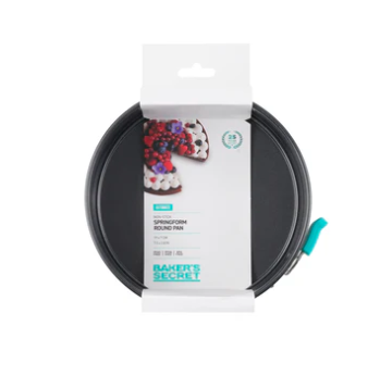 Non-stick springform cake pan for baking cheesecakes and cakes