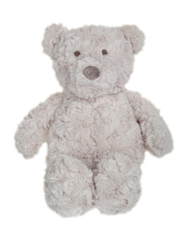 Billy Bear soft toy in stone color for babies