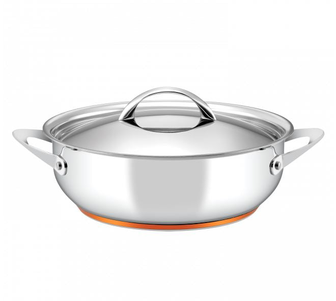 Premium Essteele stainless steel casserole pot 5.2L with lid for family cooking