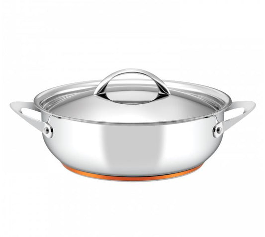 Premium Essteele stainless steel casserole pot 5.2L with lid for family cooking