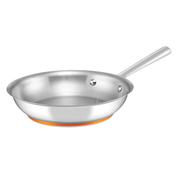 Essteele Per Vita Stainless Steel Frypan 24cm with Copper Base and Induction Compatible Design