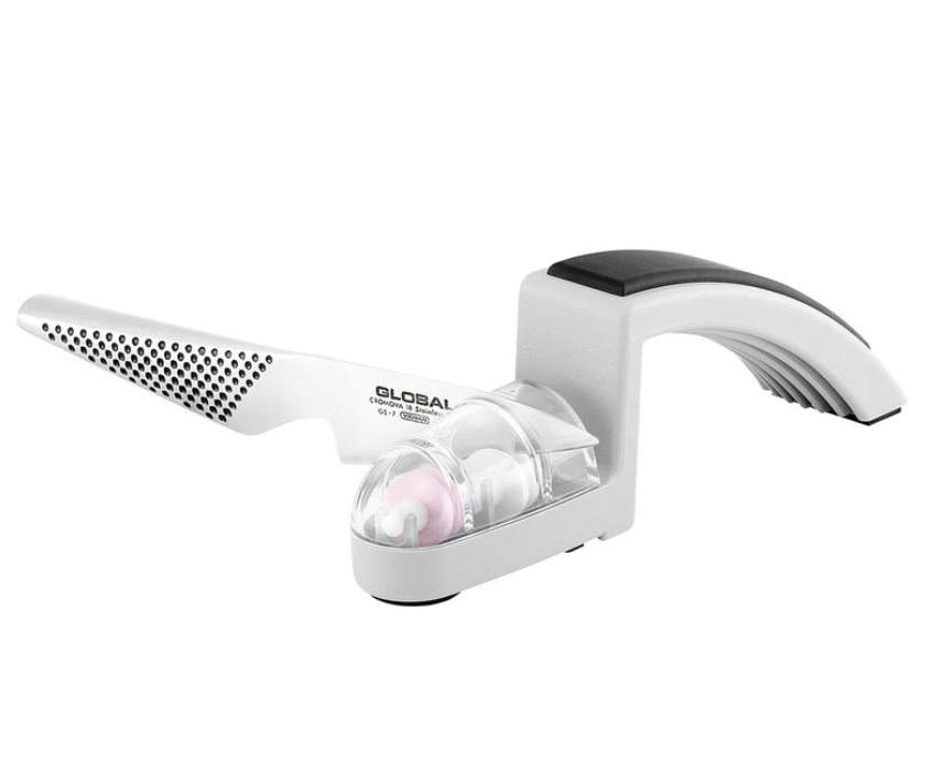 Global Minosharp Ceramic Wheel Sharpener for kitchen knives