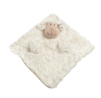 Lamb snuggie comforter soft ivory baby blanket toy for newborns