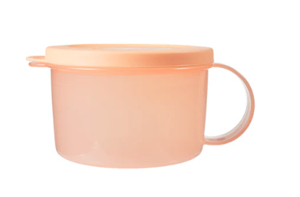 Leak-resistant Tupperware Microwave Mug 460ml Orange