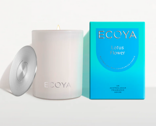 Floral scented ECOYA candle for home décor and relaxation
