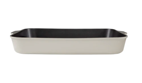Maxwell & Williams Cast Lite Non-Stick Roasting Pan 38x28cm Ecru Gift Boxed