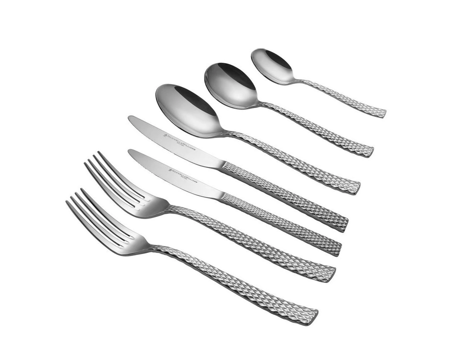 Luxury dining cutlery set stainless steel polished finish
