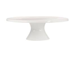 White Basics Diamonds 25cm glass cake display stand