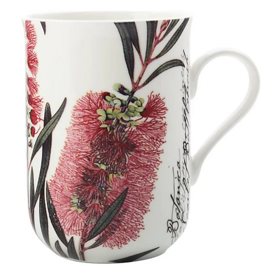 Maxwell & Williams Royal Botanic Gardens Bottlebrush Mug 300mL with floral design