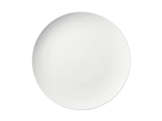 Maxwell & Williams white porcelain round platter on elegant dining table setting