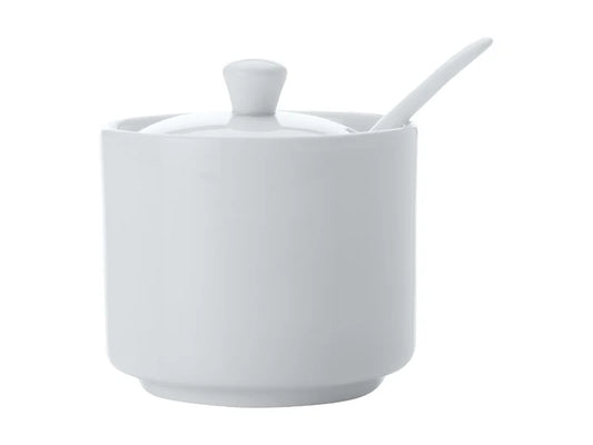 Maxwell & Williams White Basics sugar bowl for everyday table serving
