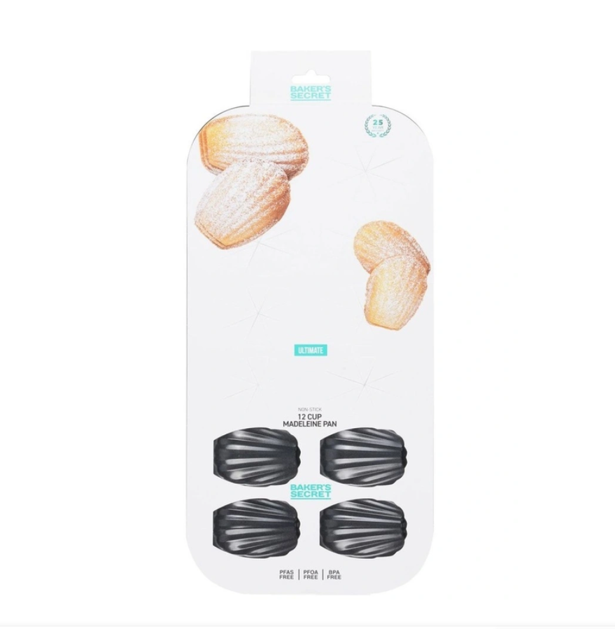 Baker’s Secret Madeleine Pan Durable Bakeware for Home Baking