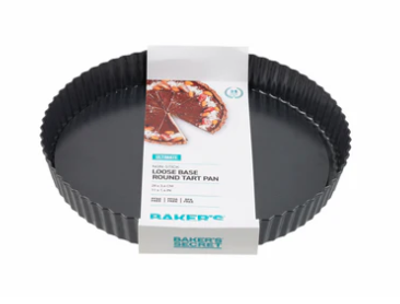Baker’s Secret 28cm non-stick loose base quiche pan