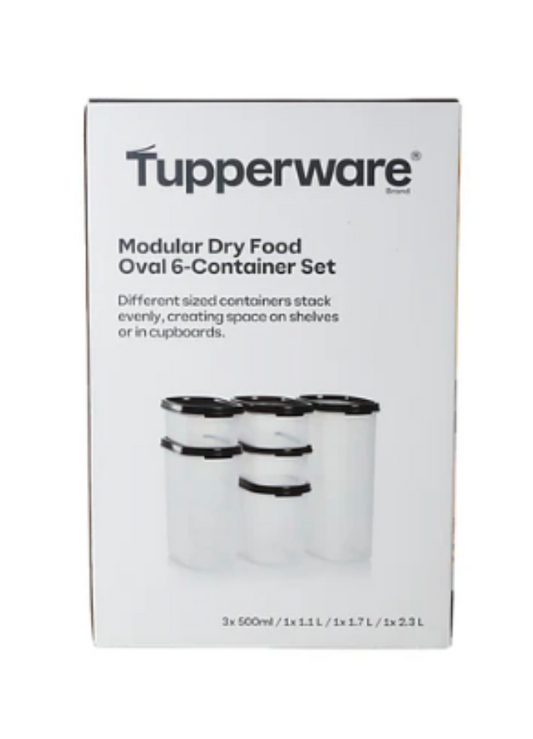 Tupperware Oval Dry Food Containers Set of 6 $79.99 ($119.95) + more Tupperware sale at Domestix Homewares