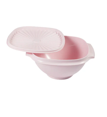 Reusable Tupperware Heritage 3-piece food storage bowl set with multiple sizes for everyday kitchen use.