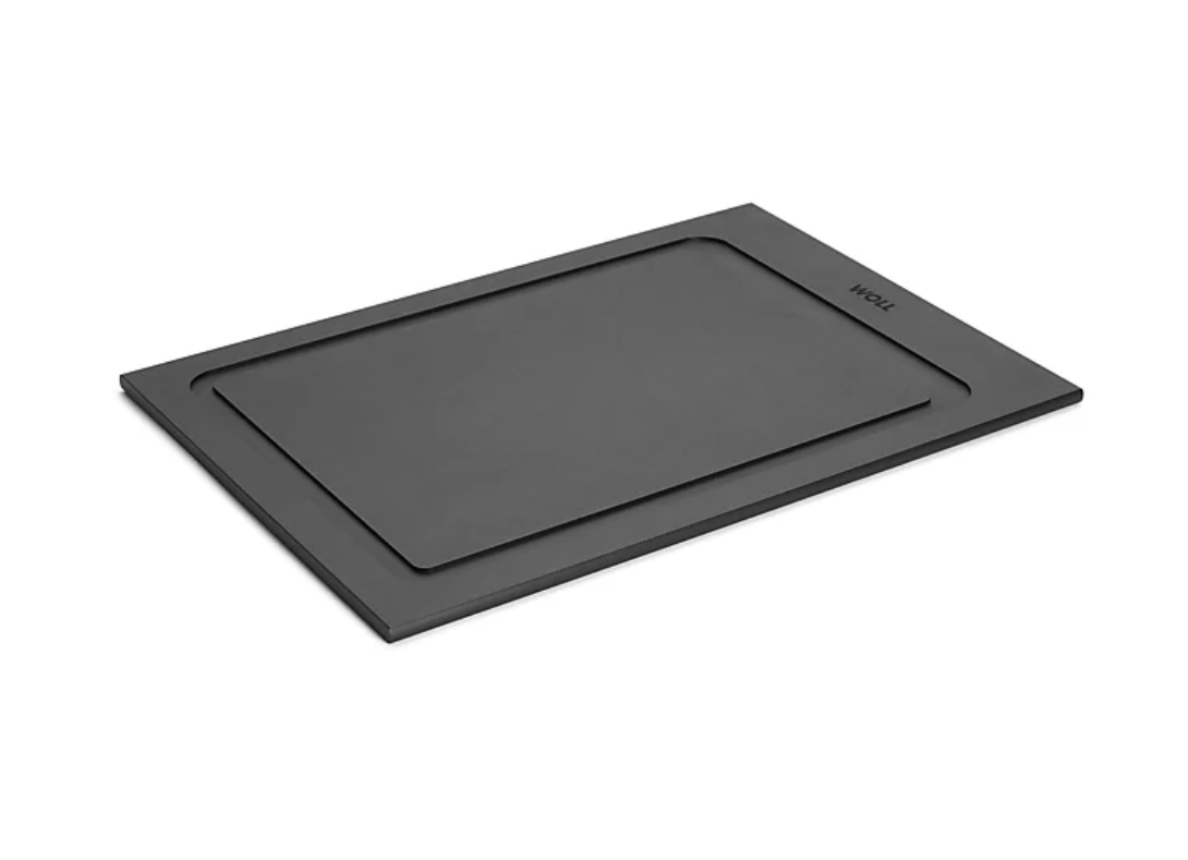Woll Black Cutting Board 30x22cm for kitchen food preparation