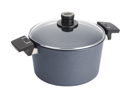 WOLL Diamond Induction 5L Stock Pot 24cm with fixed handles and durable non-stick cooking surface