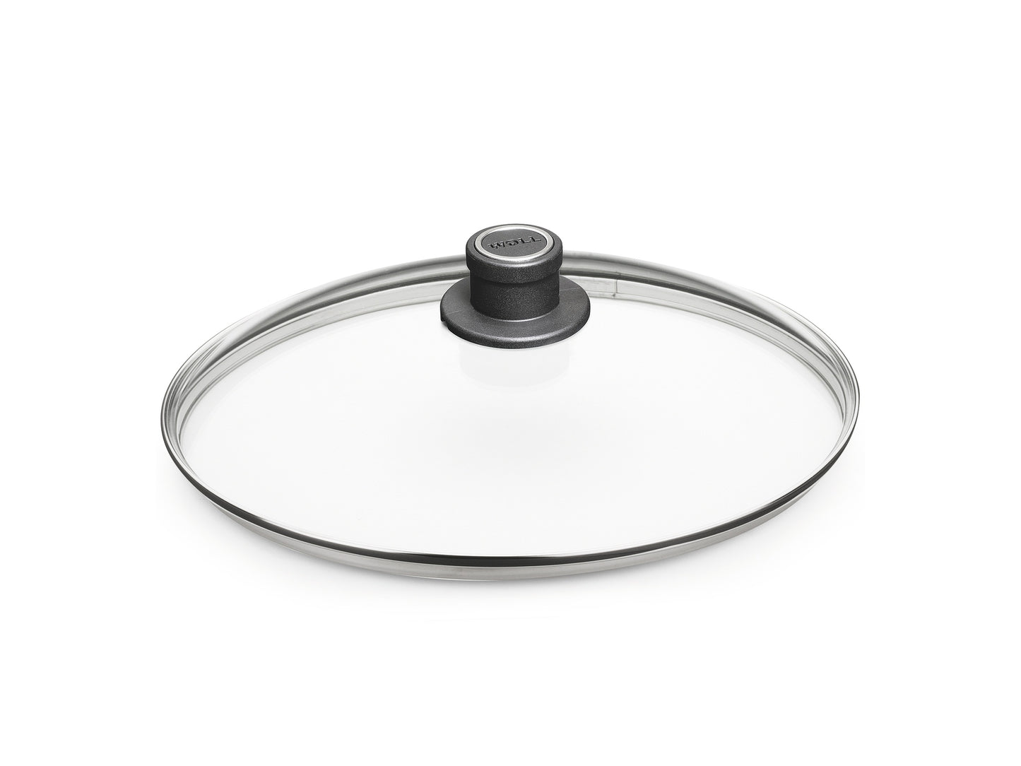 Woll Diamond 32cm tempered glass lid for cookware and frying pans with heat-resistant durable glass and steam vent