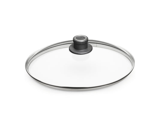 Woll Diamond 32cm tempered glass lid for cookware and frying pans with heat-resistant durable glass and steam vent