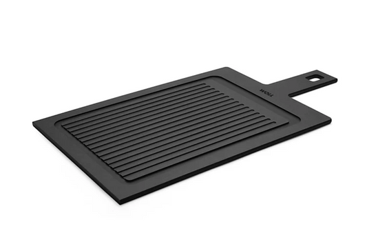 Woll black paddle board for cheese and charcuterie display