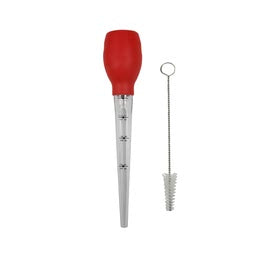 Avanti Baster Set Clear with Brush Red
