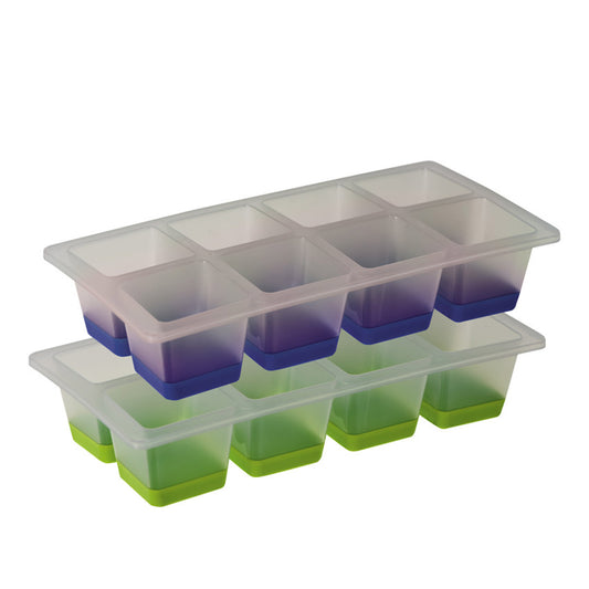 Avanti Ice Tray Cube 8 Cups Set of 2 Pieces Pop Release