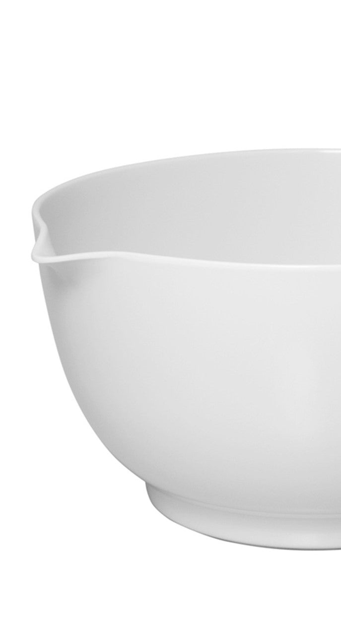 Avanti Mixing Bowl White Pouring Lip 21cm