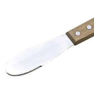 Tomkin Butter Spreader Stainless Steel Wood Handle