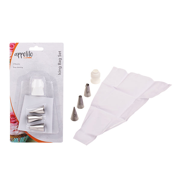 Icing Bag Set 3 Nozzles