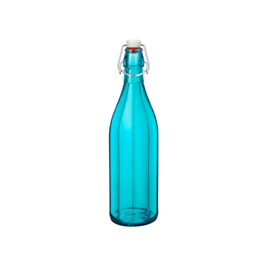 Bormioli Round Bottle Sky Blue 1L