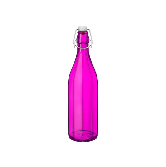 Bormioli Round Bottle Fuchsia 1L