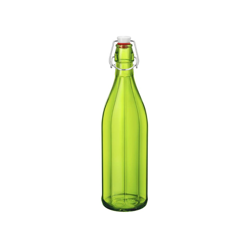 Bormioli Round Bottle Green 1L