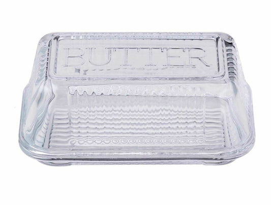 DLine Glass Butter Dish Rectangle