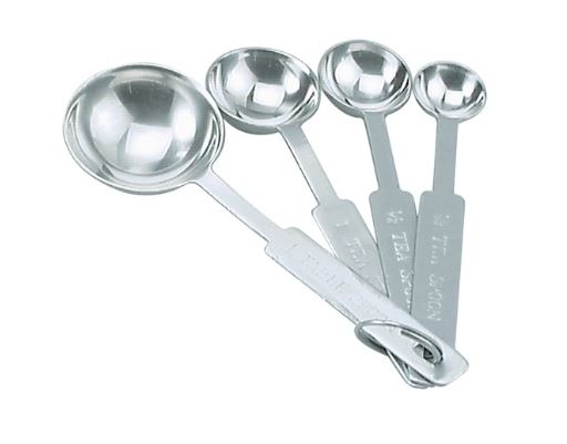 Measure Spoons Set of 4 Stainless Steel