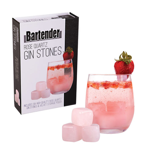 Bartender Gin Stones Rose 6 Pieces with Pouch
