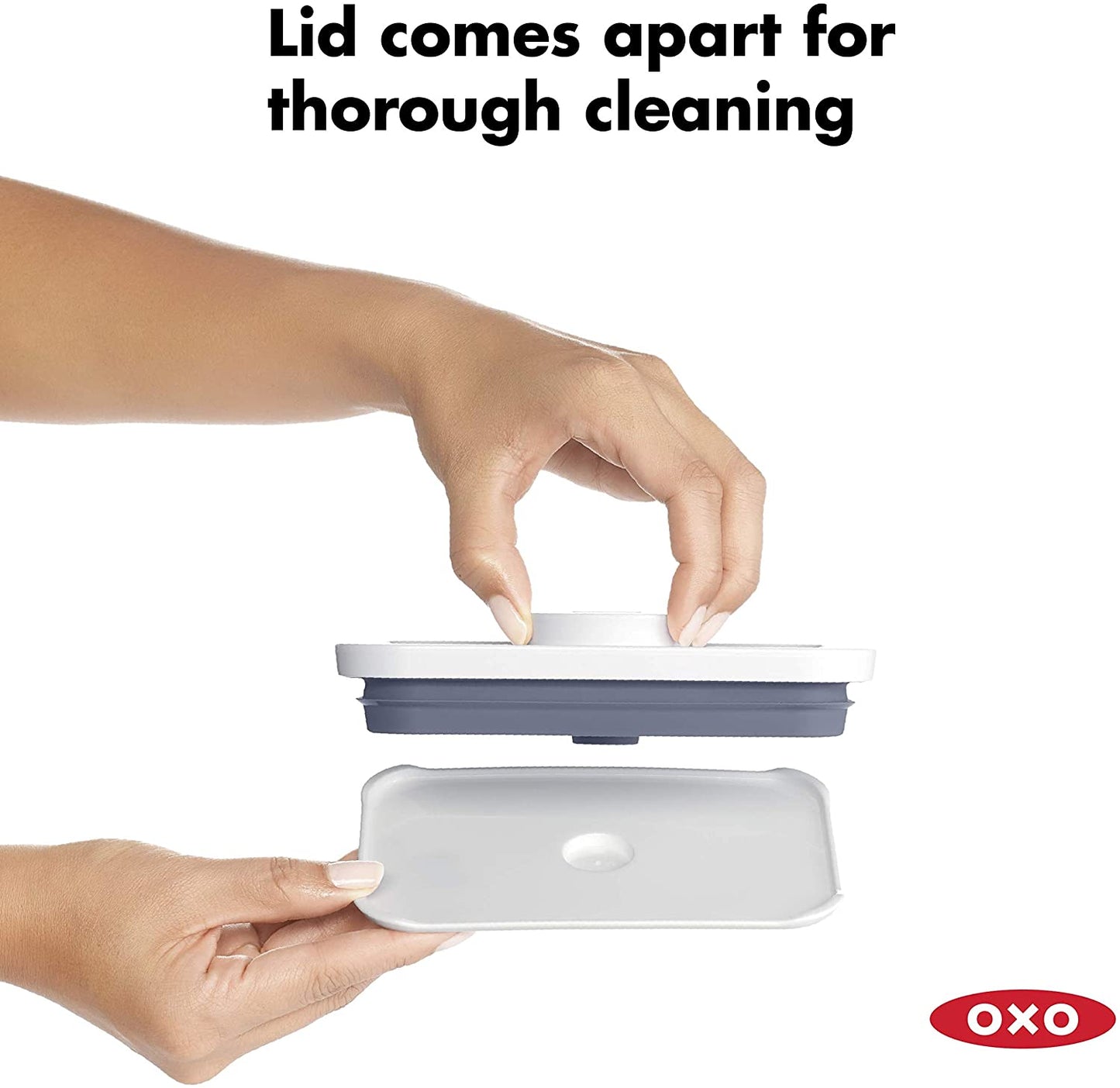 Oxo Pop Small Container Square Set of 3 Pieces 1Litre