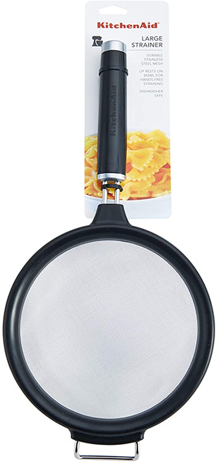 Kitchenaid Mesh Strainer 17.5cm Black