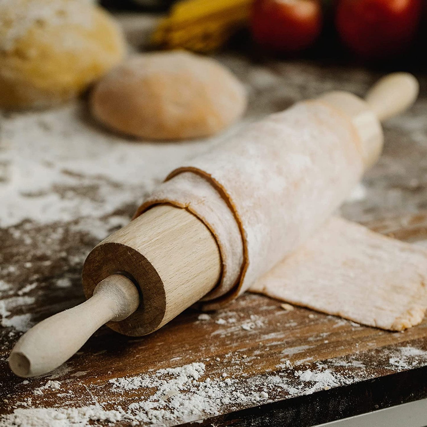 Avanti Rolling Pin Rubberwood 43cm