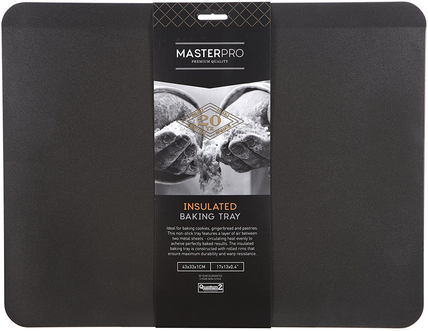 MasterPro Non Stick Baking Sheet Insulated 35cm x 28cm