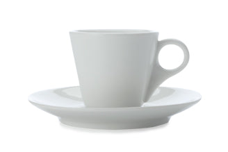 Maxwell and Williams White Basics Conical Demi Cup and Saucer 100ml