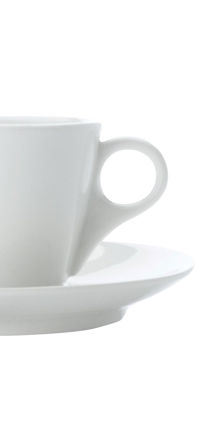 Maxwell and Williams White Basics Conical Demi Cup and Saucer 100ml