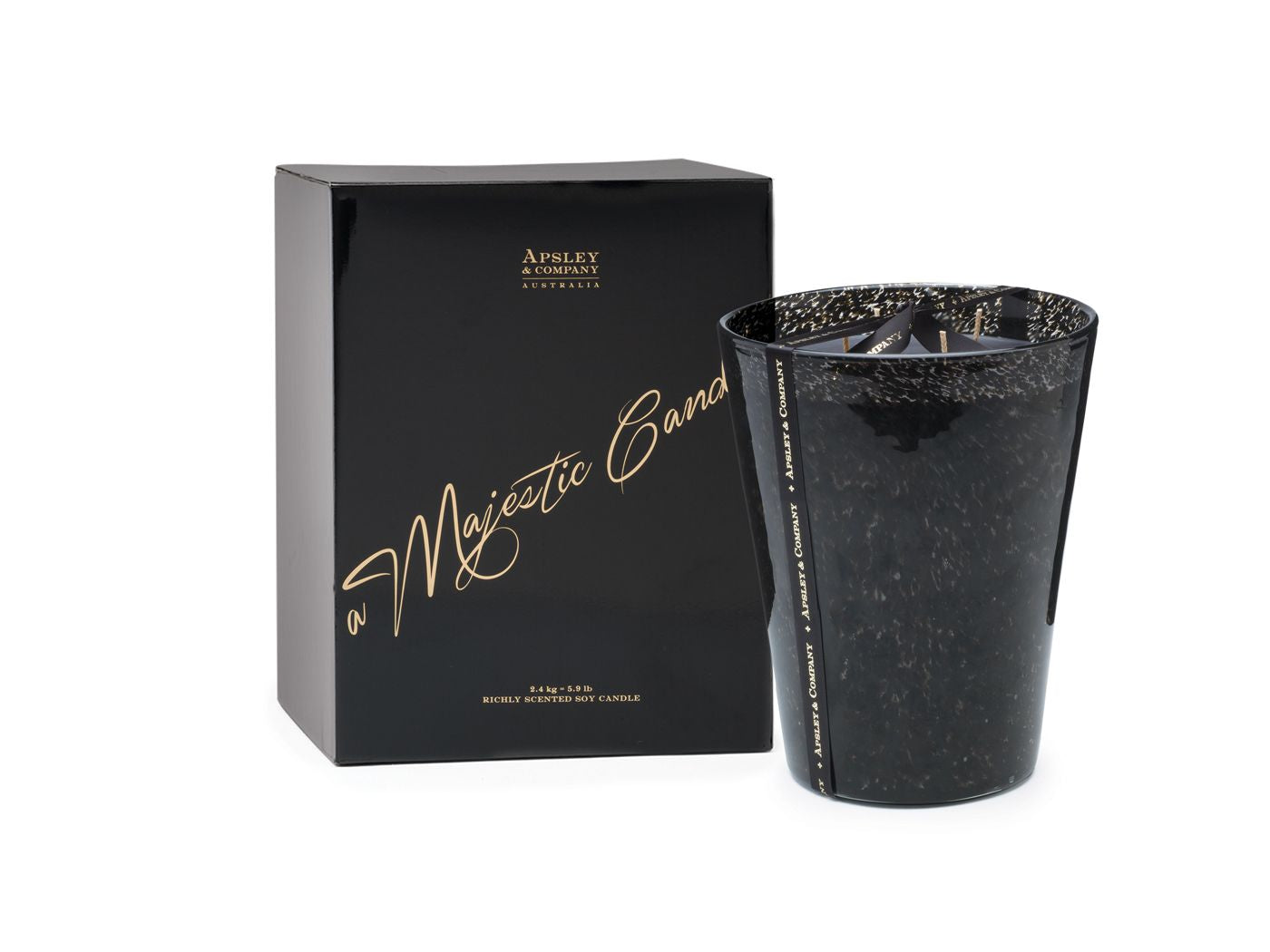 Apsley & Company Luxury Candle Halfetti 22x17cm 240 hours 2.4kg