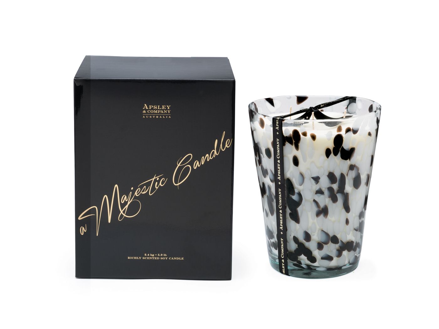 Apsley & Company Luxury Candle Santorini 22x17cm 240 hours 2.4kg